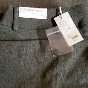 Curvy boot dress pants